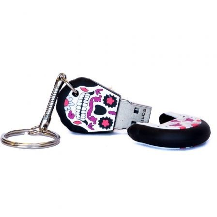 Tech One Tech Pendrive Calavera Pinky 32GB